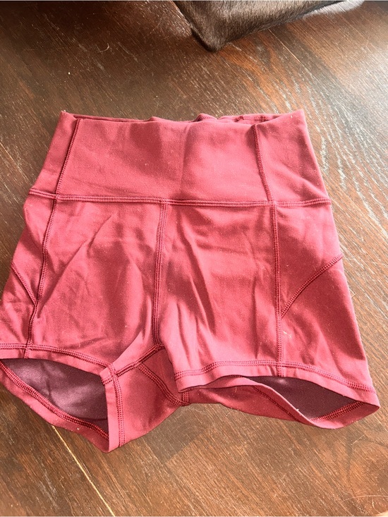 lululemon athletica Pants - lululemon athletica High-Rise Athletic Shorts - garnet